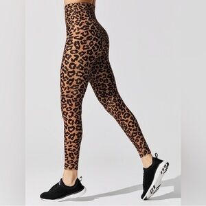 Beach Riot Piper Leopard Print Leggings Large